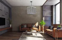 Lampa sufitowa kwadratowa L438CLN