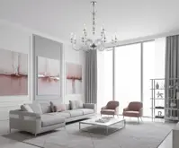 Żyrandol szklany EL4308+400 Żyrandol szklany EL4308+400