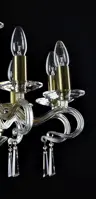 ŻYRANDOL KRYSZTAŁOWY LW504080100G - szczegół świecy