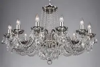 Żyrandol kryształowy LLCH12-COATED-CRYSTAL-NBNSNi