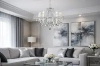 Żyrandol kryształowy EL1001001ACPB