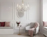 Żyrandol z ciętego szkła krzyształowego L16051CLN Żyrandol z ciętego szkła krzyształowego L16051CLN