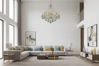 Żyrandol kryształowy LLCH15DG