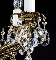 Żyrandol mosiężny L16143CLN