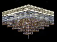 Lampa sufitowa kwadratowa L16265CLN