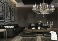 Lampa stołowa mosiężna S16147CLN