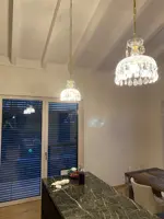 Lampa wisząca kryształowa L297CLN