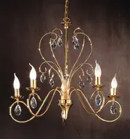 Żyrandol z ramionami z metalu OLU16585