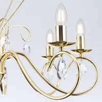 Żyrandol z ramionami z metalu OLU16588