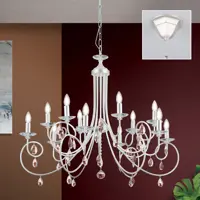 Żyrandol z ramionami z metalu OLU16706+6