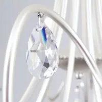 Żyrandol z ramionami z metalu OLU16706+6