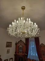 Żyrandol kryształowy ekskluzywny EL1072801PB