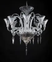 Baccarat style żyrandol EL6758+303