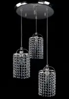 Lampa wisząca kryształowa L10032CLN