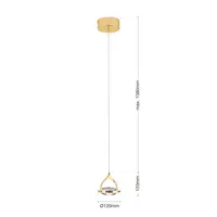 Nowoczesne oświetlenie OHL617101