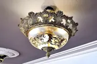 Lampa sufitowa mosiężna AL213