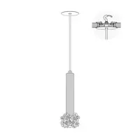 Designerska lampa wisząca LE-FRO-A