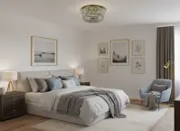 Lampa przy suficie koszyk L226CLN