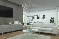 Żyrandol mosiężny LLCH06