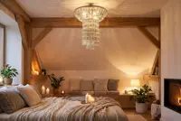 Lampa spiralna kryształowa TX560400012