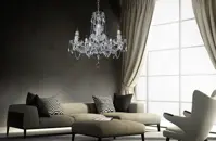 Żyrandol kryształowe EL110502PB  do salonu