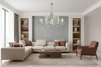 Żyrandol kryształowy L056CLN