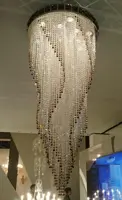 Lampa spiralna kryształowa L432CLN
