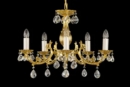 Żyrandol mosiężny AL091