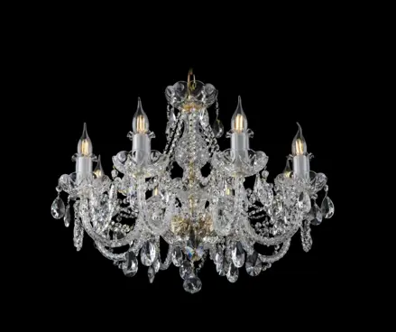 Żyrandol kryształowy EL100802PB