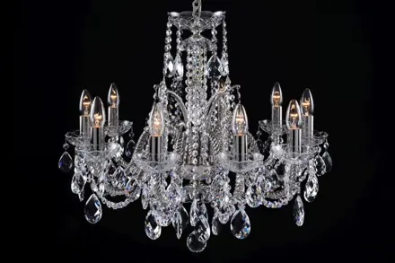 Żyrandol kryształowy CH-10 Coated crystal-DS