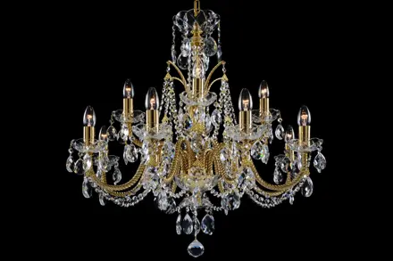 Żyrandol kryształowy LLCH12 COATED CRYSTAL D