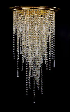Lampa spiralna kryształowa AL252