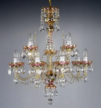 Żyrandol malowany AL123