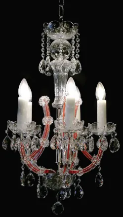 Żyrandol Maria Teresa BXL10932R205red