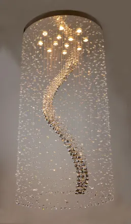 Lampa sufitowa spiralna LW316120101Ni