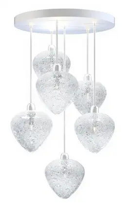Nowoczesna lampa wisząca ELA05Crystal