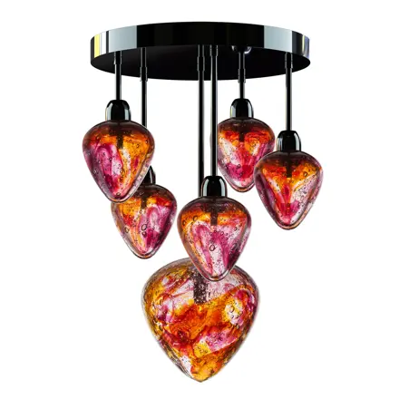 Nowoczesna lampa wisząca ELA04Red