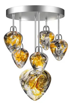Nowoczesna lampa wisząca ELA04Yellow