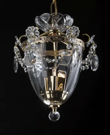Lampa wisząca kryształowa EL333301PB