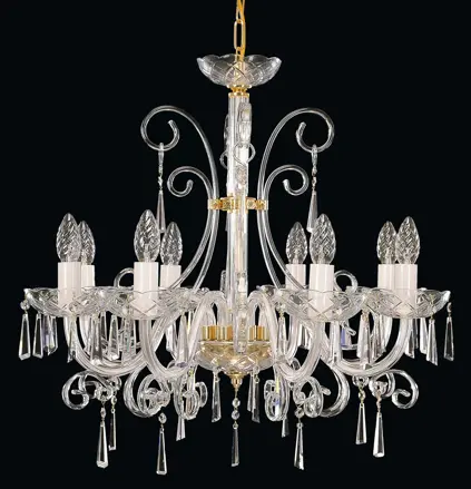 Żyrandol szklany EL411803