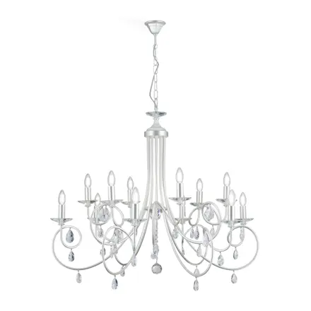 Żyrandol z ramionami z metalu OLU16706+6