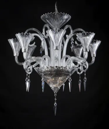 Baccarat style żyrandol EL6758+303