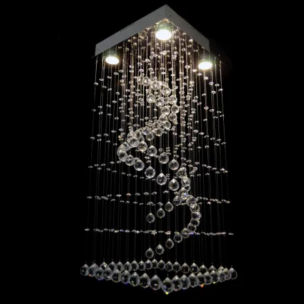 Lampa sufitowa spiralna LW604040201Ni