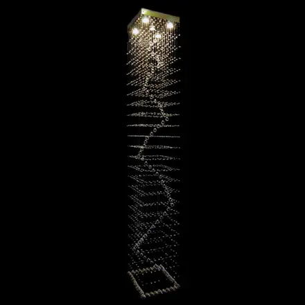 Lampa sufitowa kryształowa LW604050201Ni