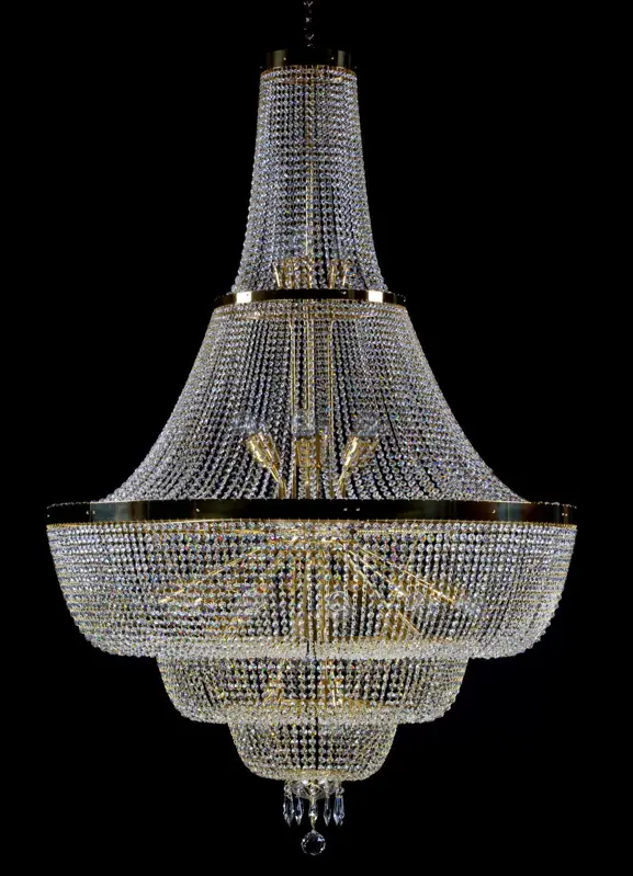 Żyrandol z zawieszkami duży L202CLN