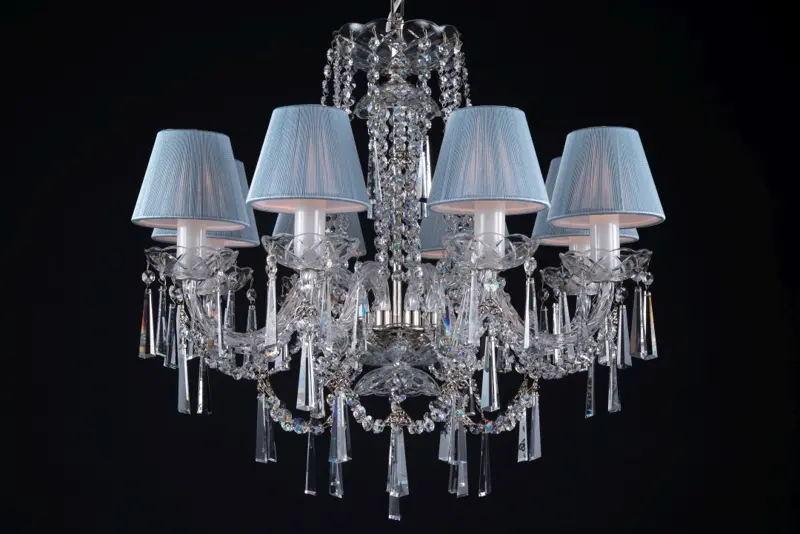 Żyrandol kryształowy LLCH08S CRYSTAL-GREY