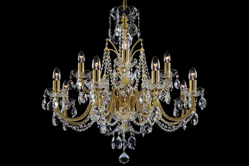 Żyrandol kryształowy LLCH12 COATED CRYSTAL D