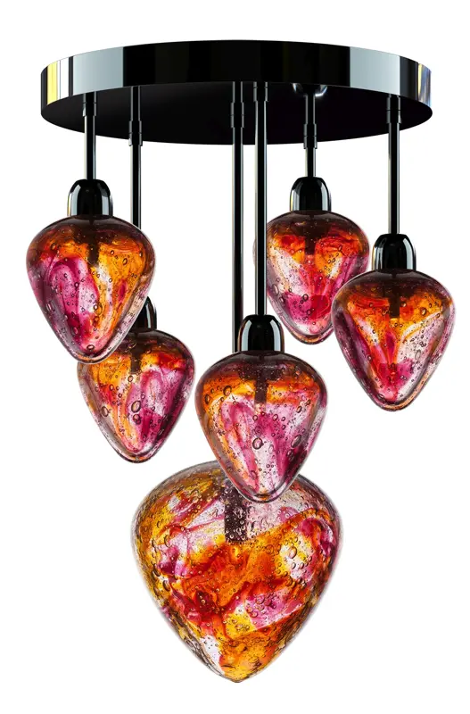 Nowoczesna lampa wisząca ELA06Red Nowoczesna lampa wisząca ELA06Red