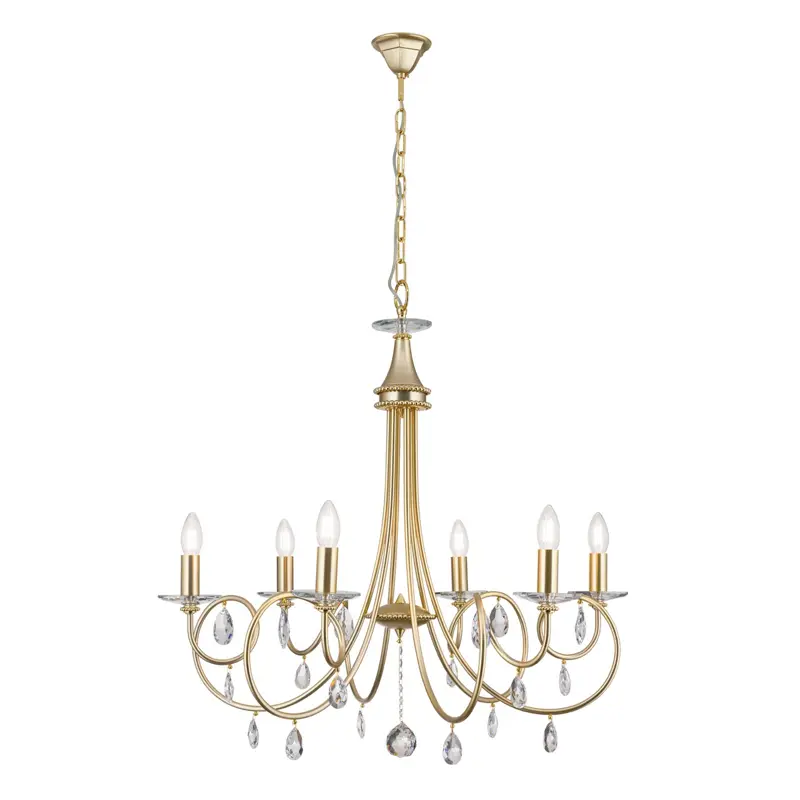 Żyrandol z ramionami z metalu OLU16706