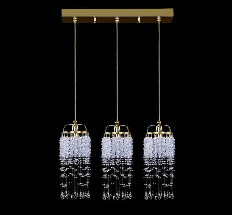 Lampa wisząca kryształowa L465CLN